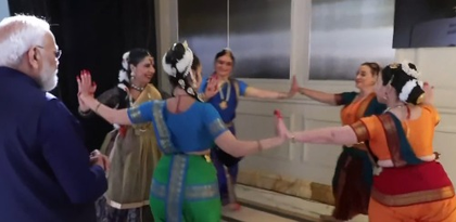 PM Modi hails global appeal of Indian classical dance after five Italian women perform | PM Modi hails global appeal of Indian classical dance after five Italian women perform PM Modi hails global appeal of Indian classical dance after five Italian women perform | PM Modi hails global appeal of Indian classical dance after five Italian women perform