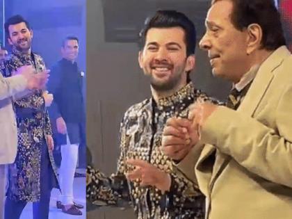 Dharmendra dances with grandson Karan Deol on 'Yamla Pagla Deewana' | Dharmendra dances with grandson Karan Deol on 'Yamla Pagla Deewana'