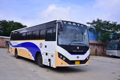 T'gana: 50 new super luxury buses of TSRTC flagged off | T'gana: 50 new super luxury buses of TSRTC flagged off