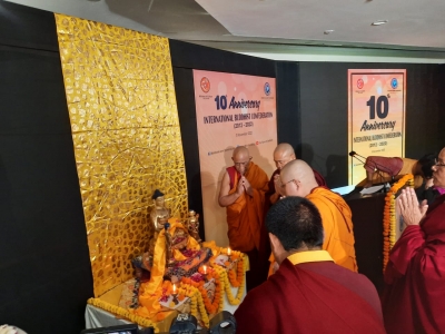 10th anniversary of International Buddhist Confederation celebrated in Delhi | 10th anniversary of International Buddhist Confederation celebrated in Delhi