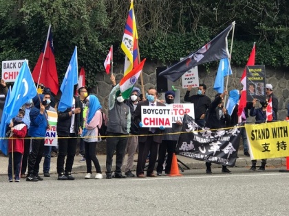 Friends of Canada-India, others hold protest against China in Vancouver for release of 2 detained Canadians | Friends of Canada-India, others hold protest against China in Vancouver for release of 2 detained Canadians