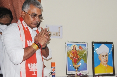 WB BJP president Dilip Ghosh tested Covid-19 positive | WB BJP president Dilip Ghosh tested Covid-19 positive