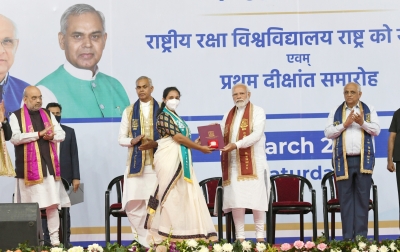 Technology a greater tool to nab criminals: PM at Raksha varsity | Technology a greater tool to nab criminals: PM at Raksha varsity