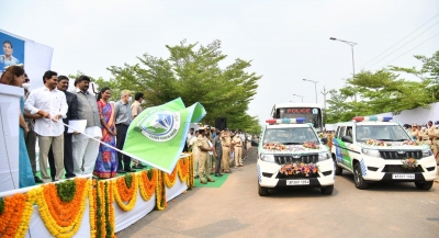 Women safety: Andhra CM flags off 163 DISHA patrolling vehicles | Women safety: Andhra CM flags off 163 DISHA patrolling vehicles