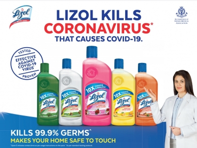 Lizol claims its disinfectants can make surfaces 'safe to touch' | Lizol claims its disinfectants can make surfaces 'safe to touch'
