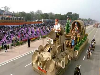 73rd Republic Day parade: Meghalaya tableau highlights 50 years of statehood, pays tribute to women-led cooperative societies | 73rd Republic Day parade: Meghalaya tableau highlights 50 years of statehood, pays tribute to women-led cooperative societies