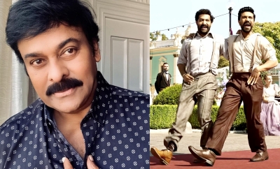 Chiranjeevi on cloud nine as 'Naatu Naatu' wins the Oscar | Chiranjeevi on cloud nine as 'Naatu Naatu' wins the Oscar Chiranjeevi on cloud nine as 'Naatu Naatu' wins the Oscar | Chiranjeevi on cloud nine as 'Naatu Naatu' wins the Oscar