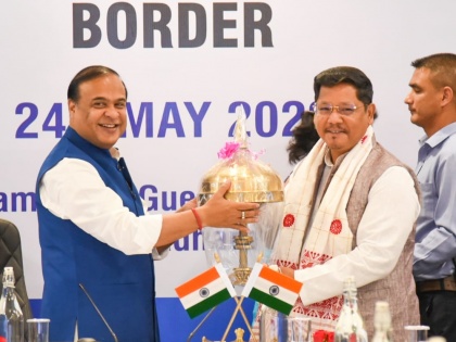 Assam, Meghalaya CMs meet to resolve border disputes in 6 areas | Assam, Meghalaya CMs meet to resolve border disputes in 6 areas