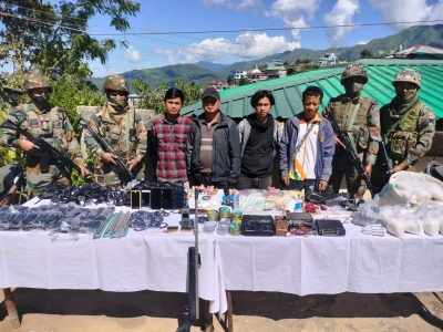 Assam Rifles seizes Myanmar-bound war-like stores in Mizoran, 4 held | Assam Rifles seizes Myanmar-bound war-like stores in Mizoran, 4 held