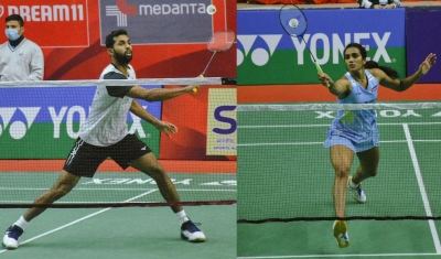 Swiss Open badminton: Sindhu, Prannoy in semis, Kashyap, Sameer Verma make exit | Swiss Open badminton: Sindhu, Prannoy in semis, Kashyap, Sameer Verma make exit