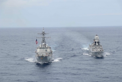 Malabar naval exercise: US, Indian aircraft show coordinated manoeuvres | Malabar naval exercise: US, Indian aircraft show coordinated manoeuvres Malabar naval exercise: US, Indian aircraft show coordinated manoeuvres | Malabar naval exercise: US, Indian aircraft show coordinated manoeuvres