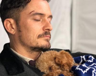 Orlando Bloom gets tattoo in honour of dead pet dog | Orlando Bloom gets tattoo in honour of dead pet dog