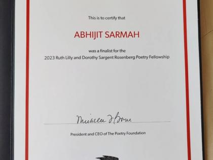 Assam boy shortlisted for top US poetry fellowship | Assam boy shortlisted for top US poetry fellowship Assam boy shortlisted for top US poetry fellowship | Assam boy shortlisted for top US poetry fellowship