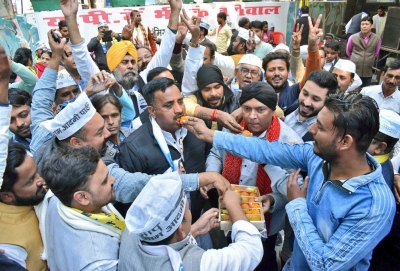 Delhi's verdict a message for nation to do positive politics: Kejriwal after AAP's MCD win | Delhi's verdict a message for nation to do positive politics: Kejriwal after AAP's MCD win