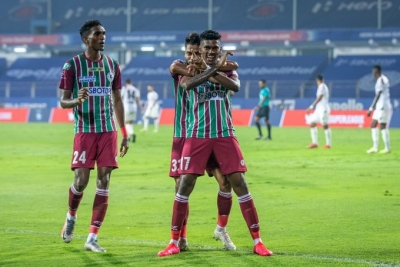 ISL 2021-22: Liston shines as ATK Mohun Bagan move to second spot with 3-1 win over NEUFC | ISL 2021-22: Liston shines as ATK Mohun Bagan move to second spot with 3-1 win over NEUFC ISL 2021-22: Liston shines as ATK Mohun Bagan move to second spot with 3-1 win over NEUFC | ISL 2021-22: Liston shines as ATK Mohun Bagan move to second spot with 3-1 win over NEUFC