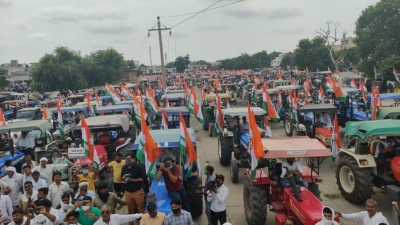 Odisha Congress holds tractor rally against farm laws | Odisha Congress holds tractor rally against farm laws Odisha Congress holds tractor rally against farm laws | Odisha Congress holds tractor rally against farm laws