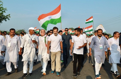 Rahul Gandhi's Padyatra to enter Hyderabad on Tuesday | Rahul Gandhi's Padyatra to enter Hyderabad on Tuesday