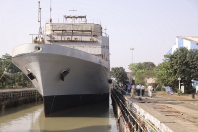 Rajabagan Dockyard comes of age, docks 110-metre long vessel | Rajabagan Dockyard comes of age, docks 110-metre long vessel