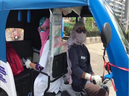 Women in Indore drive e-rickshaws to help corona warriors to reach workplaces | Women in Indore drive e-rickshaws to help corona warriors to reach workplaces