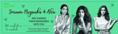 Alia, Priyanka and Sonam to raise funds for Aussie bushfire relief | Alia, Priyanka and Sonam to raise funds for Aussie bushfire relief Alia, Priyanka and Sonam to raise funds for Aussie bushfire relief | Alia, Priyanka and Sonam to raise funds for Aussie bushfire relief