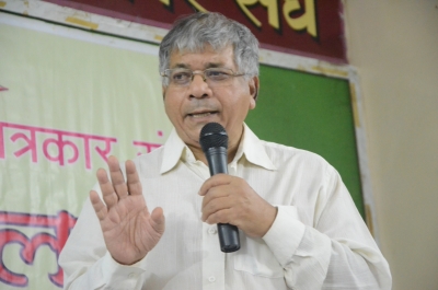 Prakash Ambedkar accuses BJP of using ‘God like EVMs’ for political gains | Prakash Ambedkar accuses BJP of using ‘God like EVMs’ for political gains