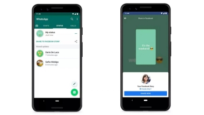 WhatsApp's new feature to allow users share status updates to FB Stories | WhatsApp's new feature to allow users share status updates to FB Stories