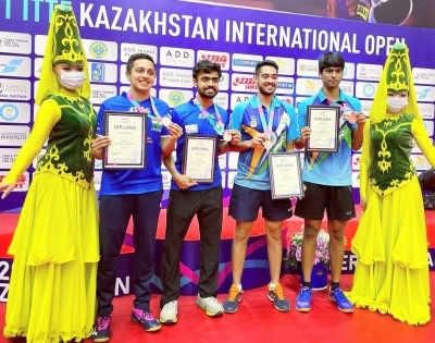 TT players Siddhesh-Mudit and Snehit-Sudhanshu bag bronze medals in Kazakhstan | TT players Siddhesh-Mudit and Snehit-Sudhanshu bag bronze medals in Kazakhstan