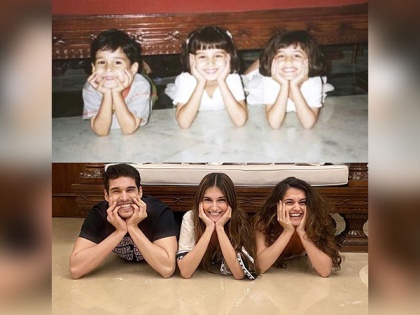 Tara Sutaria recreates her childhood picture with sister Pia and friend Mishal after 20 years | Tara Sutaria recreates her childhood picture with sister Pia and friend Mishal after 20 years