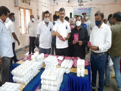 Ayurvedic medical camp starts in Vijayawada for COVID patients | Ayurvedic medical camp starts in Vijayawada for COVID patients