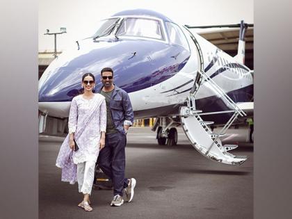 Akshay Kumar, Manushi Chillar in Varanasi for 'Samrat Prithviraj' promotions | Akshay Kumar, Manushi Chillar in Varanasi for 'Samrat Prithviraj' promotions