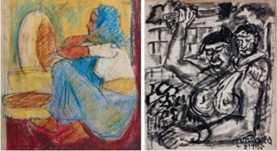 Artist Somnath Hore's artworks to go under the hammer | Artist Somnath Hore's artworks to go under the hammer