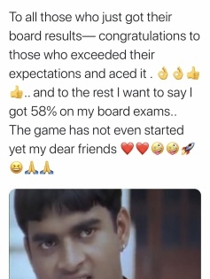 R. Madhavan shares he scored 58 per cent in board exams | R. Madhavan shares he scored 58 per cent in board exams