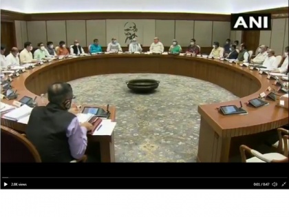 PM Modi chairs first in-person Union Cabinet meet in over a year | PM Modi chairs first in-person Union Cabinet meet in over a year