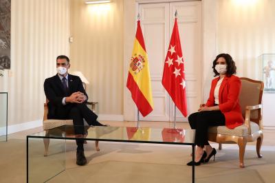 Spanish PM meets Madrid region leader over Covid-19 measures | Spanish PM meets Madrid region leader over Covid-19 measures