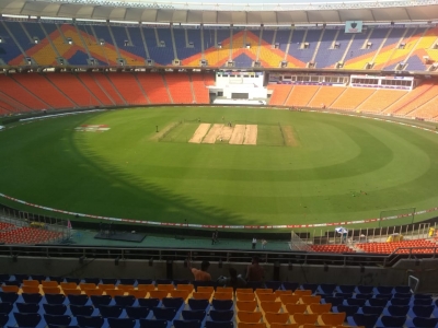 Motera stadium gears up for T20 double-headers | Motera stadium gears up for T20 double-headers