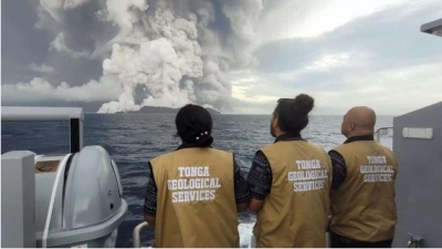 Tongan undersea volcano eruption triggers climate impacts: Study | Tongan undersea volcano eruption triggers climate impacts: Study Tongan undersea volcano eruption triggers climate impacts: Study | Tongan undersea volcano eruption triggers climate impacts: Study