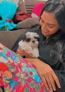 Aishwarya Khare brings home a furry friend | Aishwarya Khare brings home a furry friend