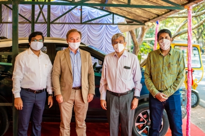 Solar powered EV charging station developed at IISc | Solar powered EV charging station developed at IISc Solar powered EV charging station developed at IISc | Solar powered EV charging station developed at IISc