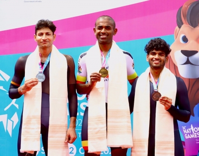 National Games: Road king Naveen John retains Time Trial gold cycling (round-up) | National Games: Road king Naveen John retains Time Trial gold cycling (round-up)