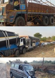 Four killed in two road accidents in Gujarat | Four killed in two road accidents in Gujarat Four killed in two road accidents in Gujarat | Four killed in two road accidents in Gujarat