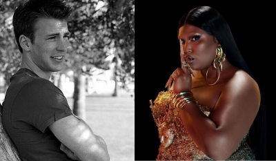 Lizzo wants to do shots off Chris Evans' chest! | Lizzo wants to do shots off Chris Evans' chest!