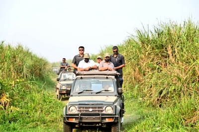 Assam CM reviews security measures in Kaziranga over rhino poaching | Assam CM reviews security measures in Kaziranga over rhino poaching Assam CM reviews security measures in Kaziranga over rhino poaching | Assam CM reviews security measures in Kaziranga over rhino poaching