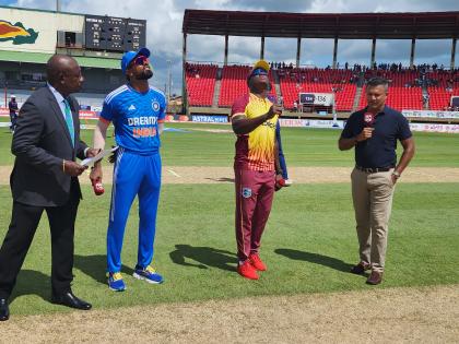 WI v IND: India win toss, elect to bat first in second T20I; Bishnoi in for Kuldeep | WI v IND: India win toss, elect to bat first in second T20I; Bishnoi in for Kuldeep