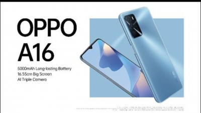 OPPO A16 with 5,000mAh battery, AI triple camera launched in India | OPPO A16 with 5,000mAh battery, AI triple camera launched in India