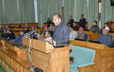 CM presents Himachal's Rs 49,131-crore populist budget | CM presents Himachal's Rs 49,131-crore populist budget CM presents Himachal's Rs 49,131-crore populist budget | CM presents Himachal's Rs 49,131-crore populist budget
