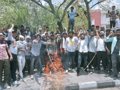 Protests against 'Agnipath' continue for third day in Rajasthan | Protests against 'Agnipath' continue for third day in Rajasthan