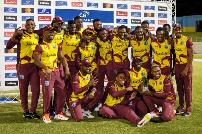 Evin Lewis smashes 34-ball 79 as West Indies tame Australia | Evin Lewis smashes 34-ball 79 as West Indies tame Australia