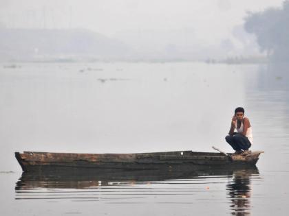 Gomti water level drops; lack of water supply from Sharda canal to blame | Gomti water level drops; lack of water supply from Sharda canal to blame