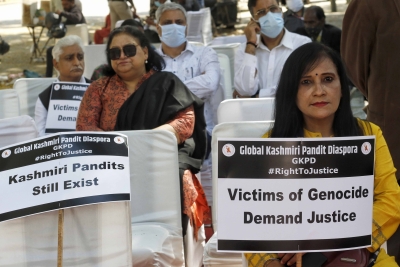 Putting Kashmiri Pandit employees in harm's way is violation of int'l laws: GKPD | Putting Kashmiri Pandit employees in harm's way is violation of int'l laws: GKPD