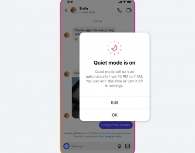 Instagram users can now pause notifications with 'Quiet mode' | Instagram users can now pause notifications with 'Quiet mode'